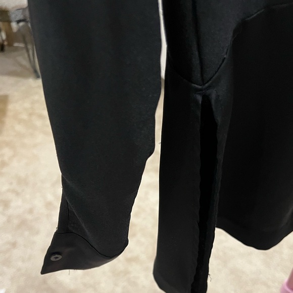 H&M black satin blouse with tie detail on the back - Picture 3 of 4
